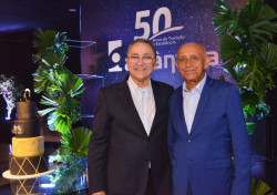 Presidente da FIEMA prestigia 50 anos da Atlântica