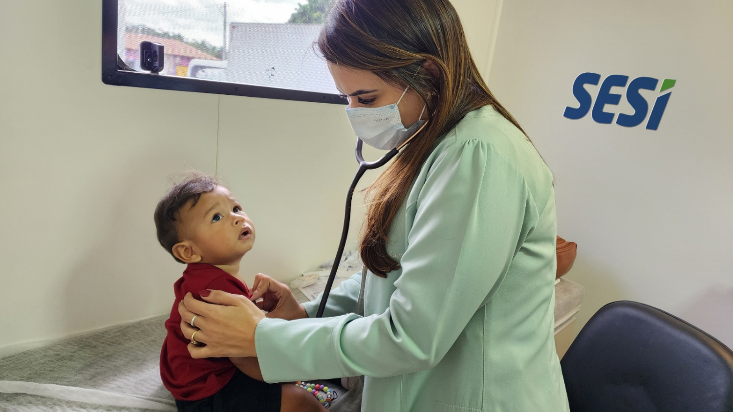 SESI Itinerante oferece serviços gratuitos de saúde, em Anapurus 