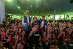 Baldez representa presidente da CNI na solenidade de abertura do Festival SESI de Educação, em São Paulo