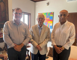 FIEMA e CIEMA realizam visita institucional ao ex-presidente José Sarney