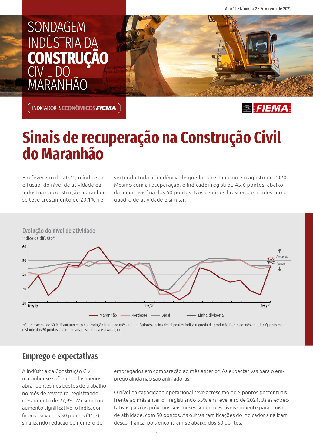 Sondagem Indústria da Construção Civil do Maranhão