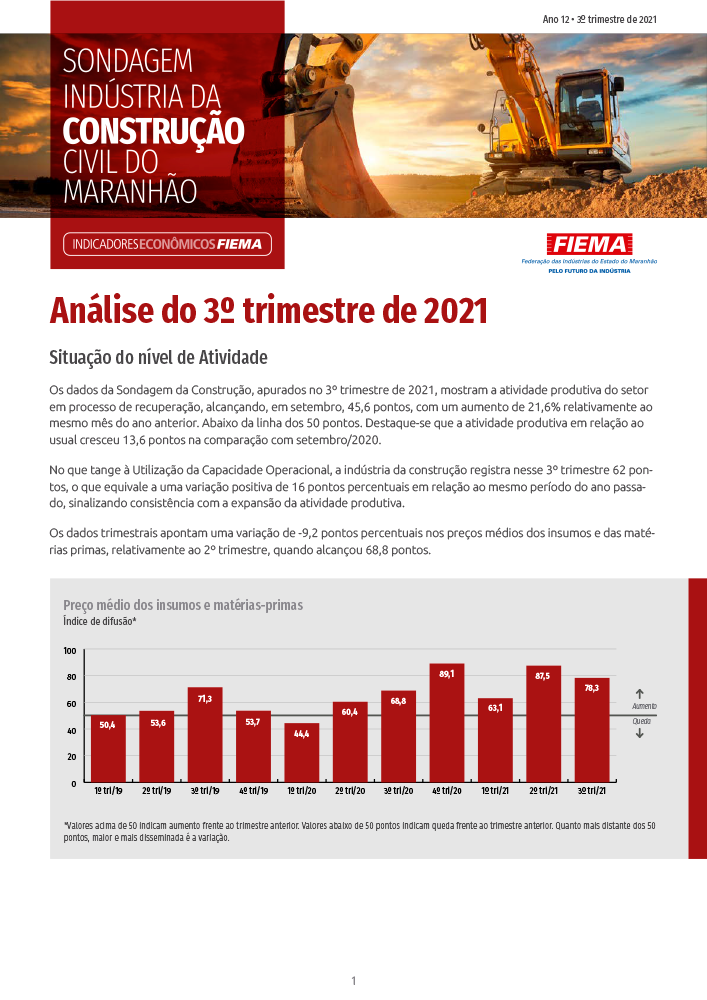 Sondagem Indústria da Construção Civil do Maranhão