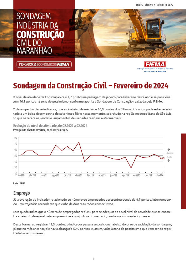 Sondagem da Construção Civil