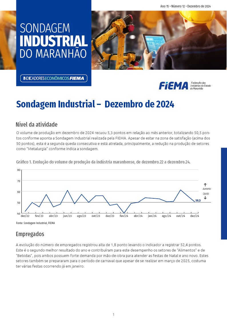 Sondagem Industrial do Maranhão